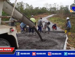 Jalan Rusak di Batuporo Timur Disulap Jadi Beton, Warga Puji Bupati Sampang