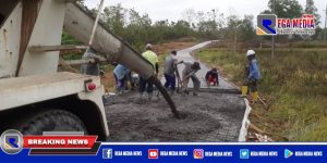Jalan Rusak di Batuporo Timur Disulap Jadi Beton, Warga Puji Bupati Sampang