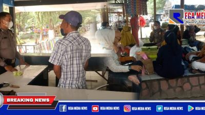 Sat Binmas Polres Sampang Berikan Himbauan di Wisata Pantai Camplong