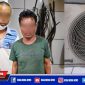 Caption: tersangka inisial (HQ) dan (M) serta barang buktinya diamankan di Mapolsek Pabean Cantikan.