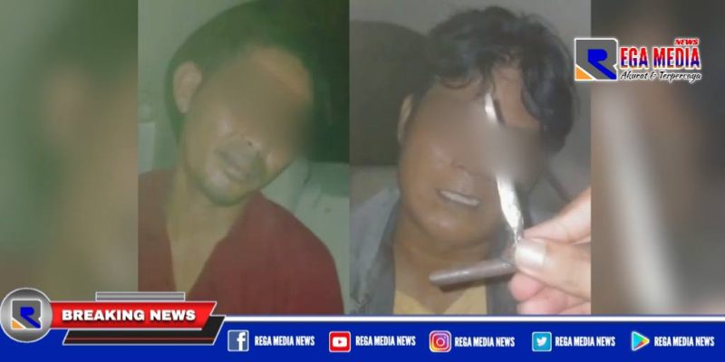 Caption: screenshoot video viral dua orang pria di interogasi dalam mobil.