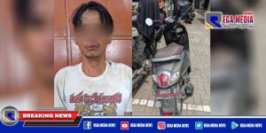 Dikejar Warga, Pelaku Curanmor di Surabaya Nyebur Ke Kali