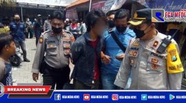 Caption: spesialis pelaku penjambretan dalam angkot saat digelandang Polsek Asemrowo