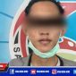 Caption: pengedar sabu inisial (RK) diamankan di Mapolrestabes Surabaya.