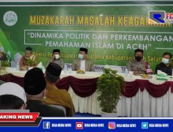 Pecahkan Masalah Umat, MPU Aceh Selatan Gelar Muzakarah