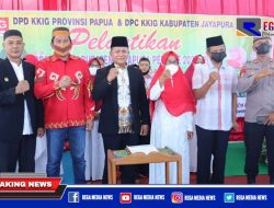 Lantik DPC KKIG Jayapura, Begini Kata Ketua KKIG Papua