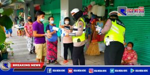 Satlantas Polrestabes Surabaya Intens Sosialisasi Prokes