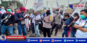 Buntut Unras PT CMI, Kapolsek Benowo Imbau Para Sopir Tak Terpancing