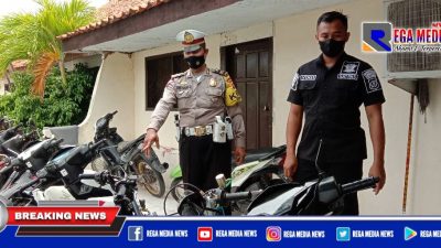 Razia Balap Liar di Sampang, 22 Sepeda Motor Dikandangkan