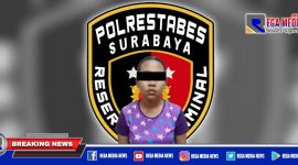 Caption: tersangka inisial AS, seorang ibu yang tega aniaya anaknya hingga tewas.
