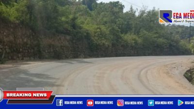 Jalan Licin, Bekas Galian Gunung Lhok Kriet Dibiarkan