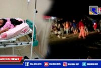 Caption: korban saat dirawat di rumah sakit dan situasi terjadinya dugaan tindakan represif oknum TNI-Polri.