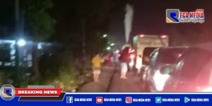 Truk Tangki Gas Elpiji Bocor di Blega Bangkalan