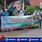 Caption: kompak, Satgas Covid-19 Kecamatan Jrengik saat gerebek dusun gelar serbuan vaksin Hari Kesehatan Nasional.