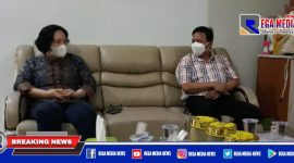 Caption: Kabid Propam Polda Gorontalo (Kombes Pol. Restawati Tampubolon, SH.), saat bersama dengan (dr. Agus Hasan).