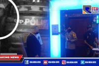 Capation: Kapolsek Benowo bersama unsur 3 pilar saat patroli di sejumlah cafe.