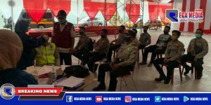 Pengamanan Pilkades, 100 Personel Polres Sampang Dites Antigen