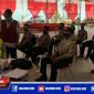 Caption: anggota Polres Sampang saat di tes swab antigen.