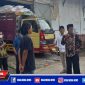 Caption: Komisi B DPRD Bangkalan saat sidak ke gudang pupuk.