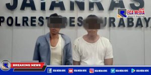 Jatanras Ringkus Dua Pelaku Curanmor di Surabaya Yang Naiki Mobil
