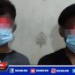 Caption: dua pengamen pelaku curanmor yang diamankan Polsek Kenjeran, Surabaya.
