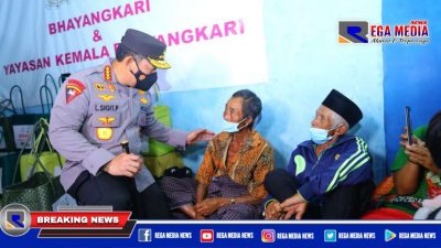 Kapolri Tinjau Langsung Korban Erupsi Gunung Semeru