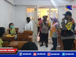 Polsek Mulyorejo Pantau PTM di Sejumlah Sekolah