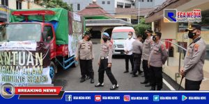 Polisi Peduli Korban Erupsi Gunung Semeru