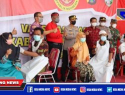 Vaksinasi Massal di Kedungdung Diapresiasi Kapolres Sampang