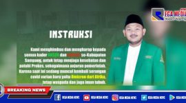 Caption: Ketua PC GP Ansor Sampang (Khoiron Zaini).