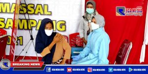 Vaksinasi Puskesmas Banjar, Satu Desa Capai 70%