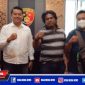 Caption: awak media bersama Subdit Tipidter Ditreskrimsus Polda Jatim.