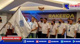 Caption: pengurus ASPPI Jatim saat acara pengukuhan di hotel Luminor Sidoarjo.