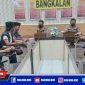 Caption: aktivis Garda Maba saat audiensi ke Mapolres Bangkalan.