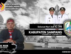 Ketua KONI Sampang: Selamat Hari Jadi Kabupaten Sampang Ke 398