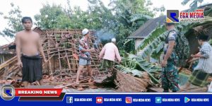 Rumah Warga Sampang Porak Poranda