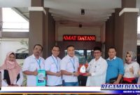 Kepala Dinas Pariwisata Gresik Sutaji Rudi saat menyambut pengurus DPD ASPPI Jatim