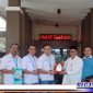 Kepala Dinas Pariwisata Gresik Sutaji Rudi saat menyambut pengurus DPD ASPPI Jatim