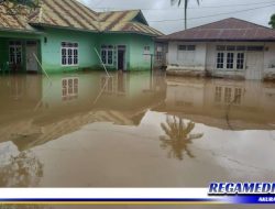 Drainase Buruk, Permukiman Warga di Gorut Terendam Banjir