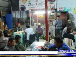 Dandim Aceh Selatan Gelar Coffee Night Bersama Insan Pers