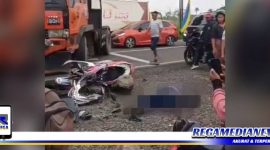 Caption: situasi dan kondisi korban setelah terjadi kecelakaan di Jl. Raya Pleyang, Sampang.