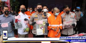 Polresta Malang Ciduk Kurir Sabu dan Ganja