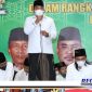 Caption: Ketua DPRD Bangkalan saat menyampaikan sambutan dalam acara sholawat dan dzikir.