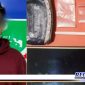 Caption: tersangka narkoba inisial VA saat diamankan di Mapolres Pelabuhan Tanjung Perak Surabaya.