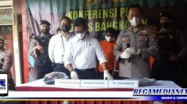 Caption: konferensi pers, Polres Bangkalan ungkap kasus komplotan pelaku curanmor.