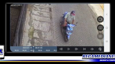 Warga Sidoarjo Ditipu, Pelaku Terekam CCTV