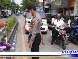 Polisi Pergoki Manusia Silver di Sampang