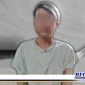 Caption: tersangka inisial R dan barang buktinya diamankan di Mapolsek Semampir, Surabaya.