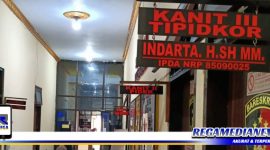 Caption: ruang unit Satreskrim Polres Sampang.