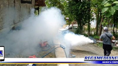 Antisipasi DBD, Puskesmas Robatal Sampang Gencarkan Fogging